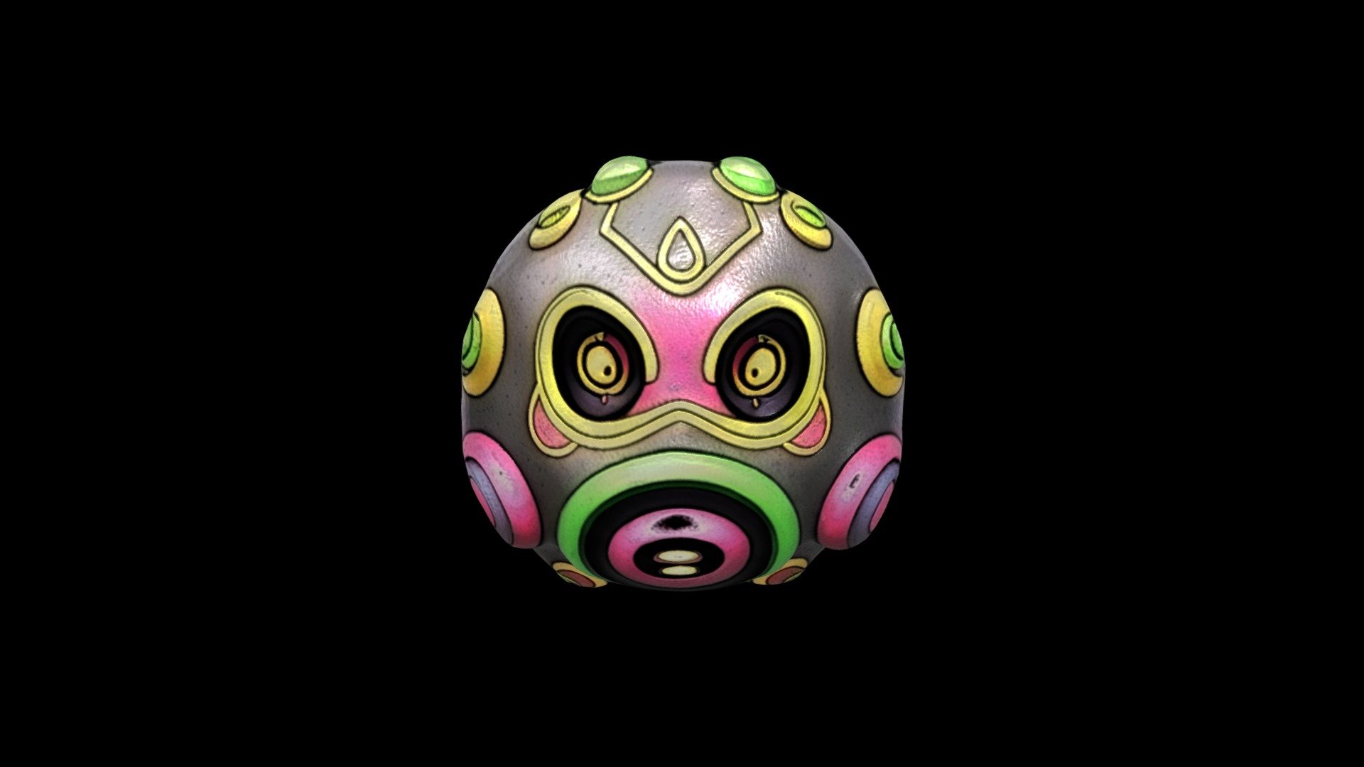 Happy Mask 436 Download Free 3D model by klrxyz [40ed532] Sketchfab