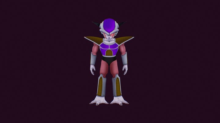 弗利萨3d第一形态简模 3D Model