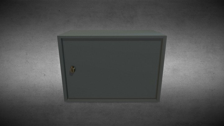 Steel Locker 3D Model