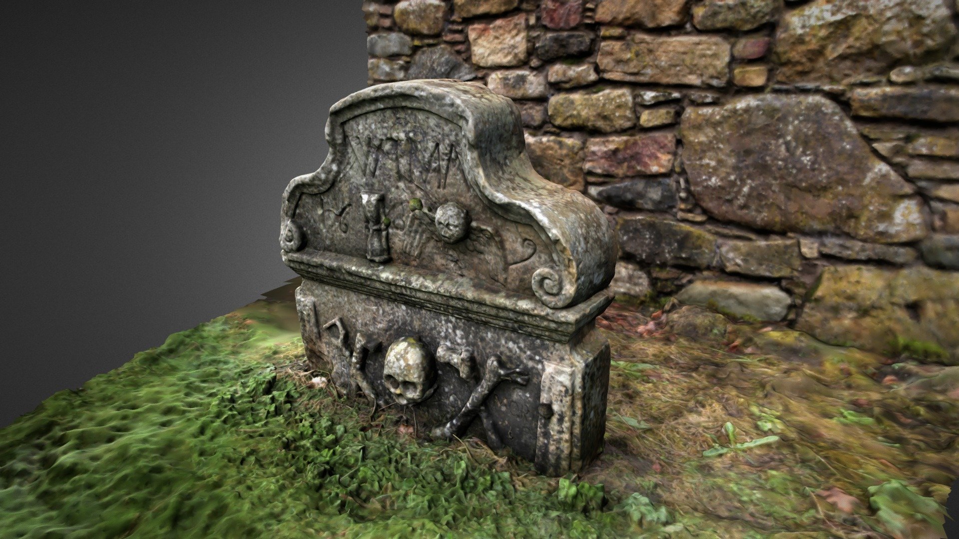 1682 Gravestone Temple Kirk
