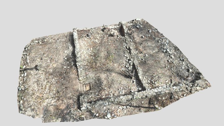 Officers' Quarters Mount Dearborn Armory Site 3D Model