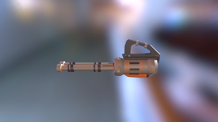 Bazooka Gun 3D Model