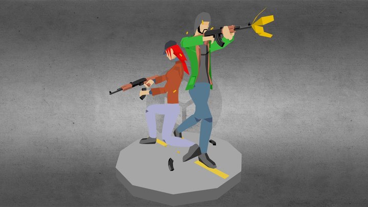 ∞ Days - Diorama 3D Model