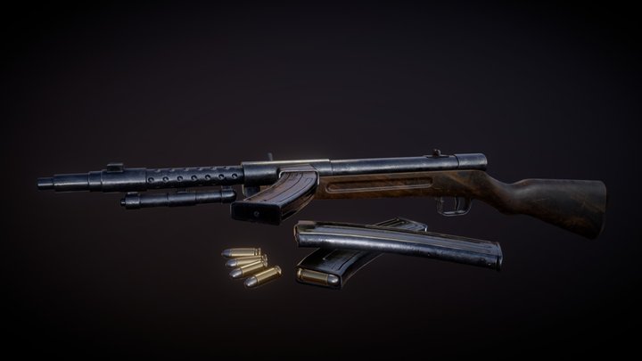 Type 100 SMG (UPDATED) 3D Model