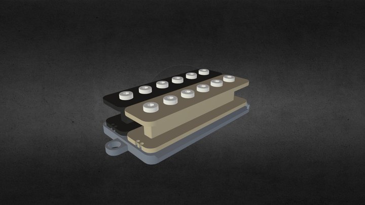 52mm No Cover, Zebra Bobbins 3D Model