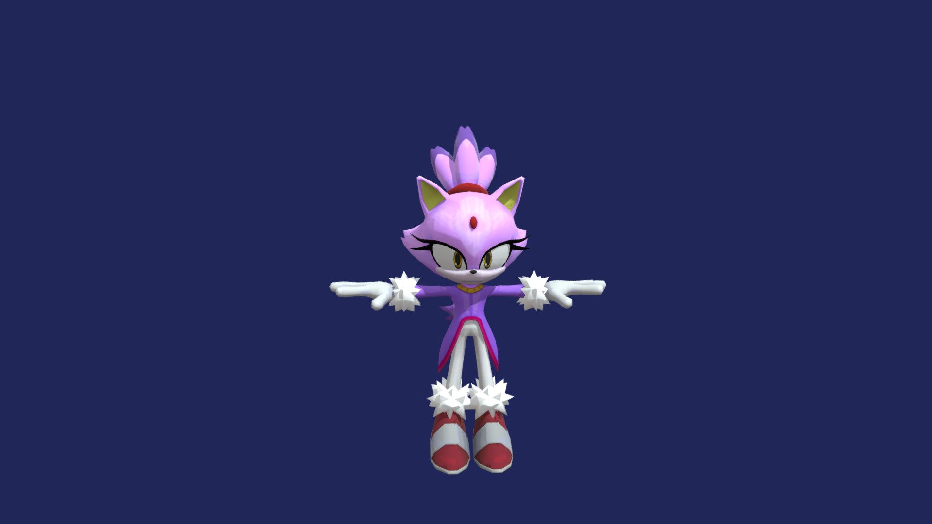 Blaze The Cat Trophy. - Download Free 3D model by Dr. Heinz