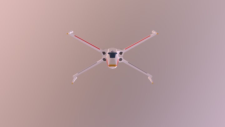 X- Wing 3D Model