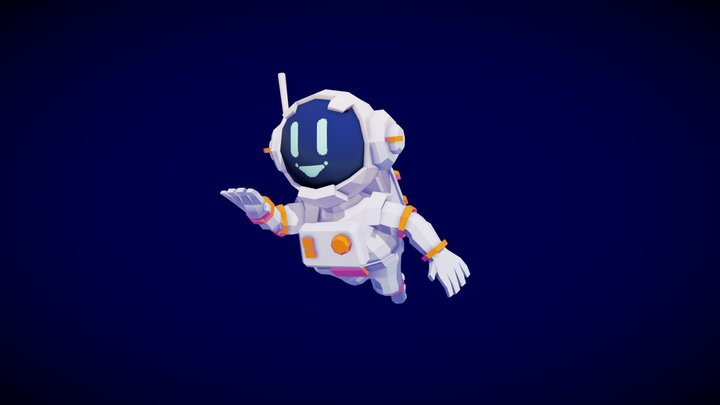 3December 2021 Day 18: Astronaut 3D Model