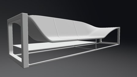 bucefalo sofa 3dsmax Bausmans Ludo 3D Model