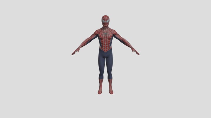 Spiderman Raimi Suit PS4 3D Model