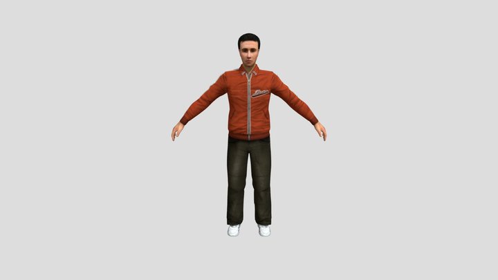 Chacha_indian_theft_auto_model 3D Model