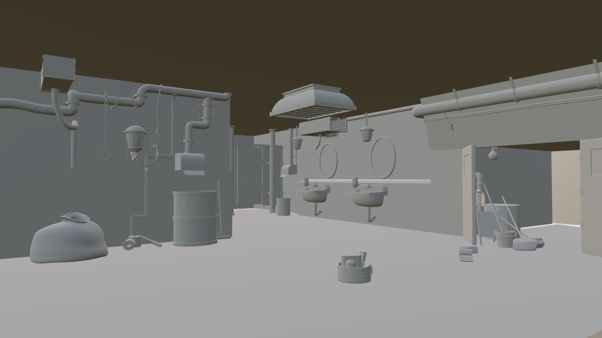 Bathroom Scene - 3D model by awramos [40f338b] - Sketchfab