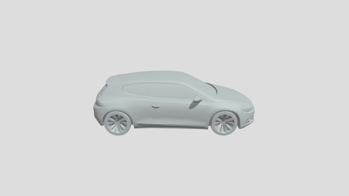 VW-Scirocco 2009 scale1-70 for 3D-printing
