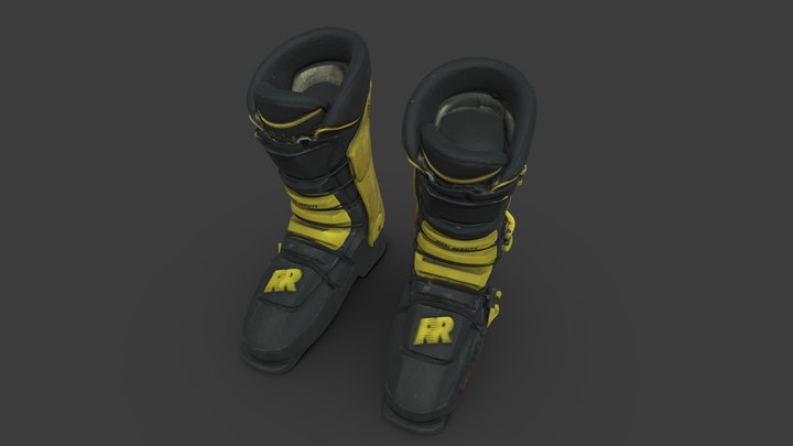 Ski boots worn by Seba Johnson – Free 3D Model STL