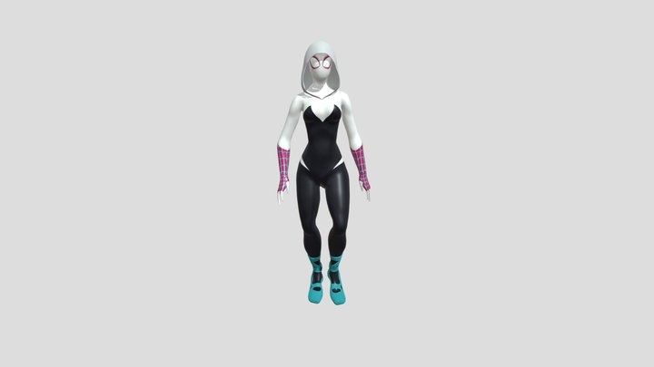 Gwen Stacy, Spider-Gwen 3D Model