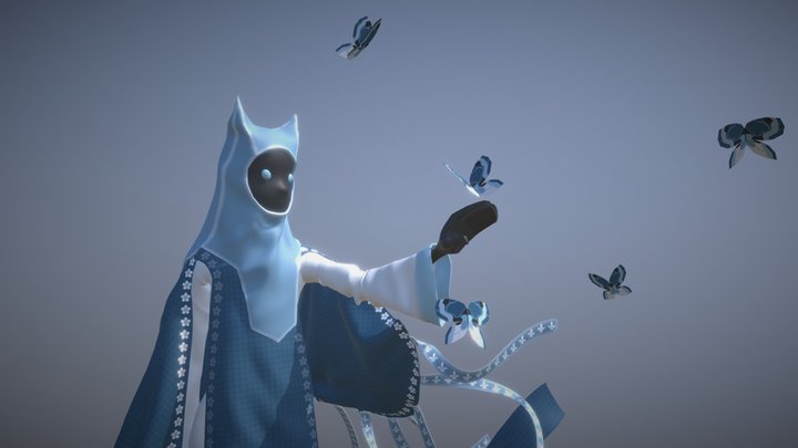 Water goddess 3D Model