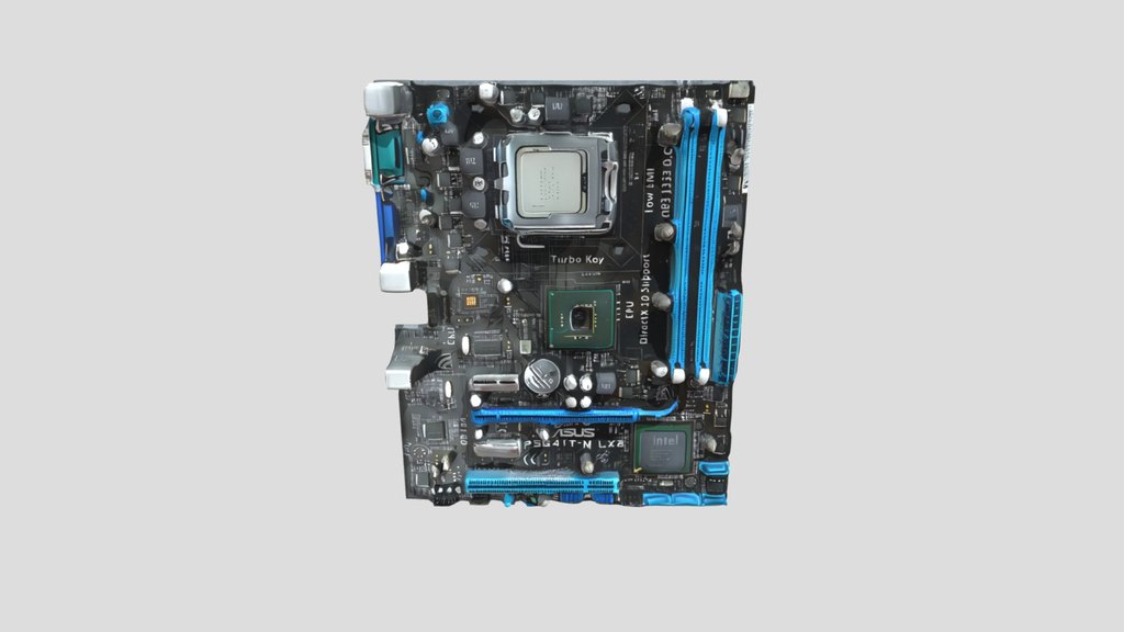 Computer motherboard with CPU