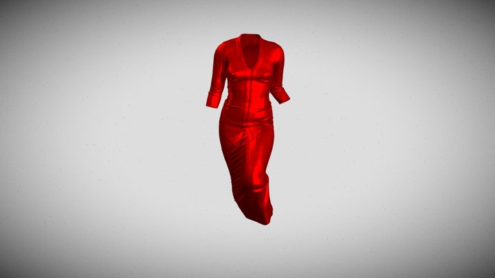 Kebaya 3D Model