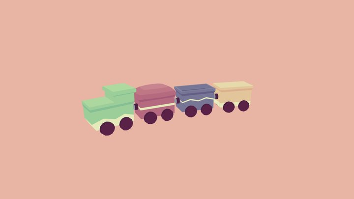 3December Train Set 3D Model