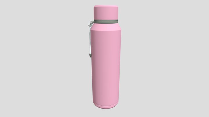 High Poly Waterbottle 3D Model