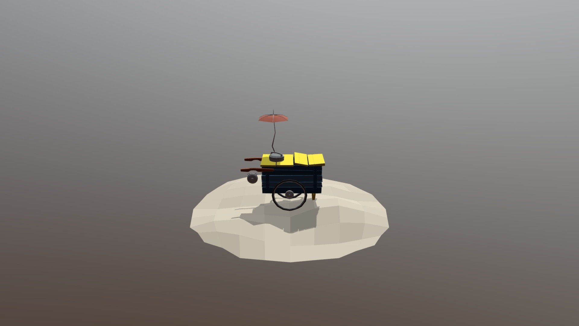 Gerobak Ice Puter