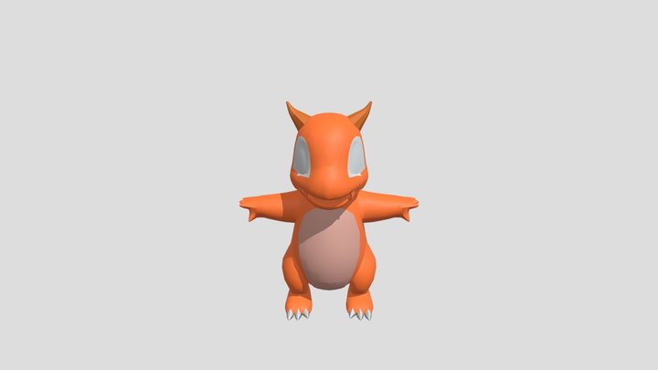 Charmander 3D Model