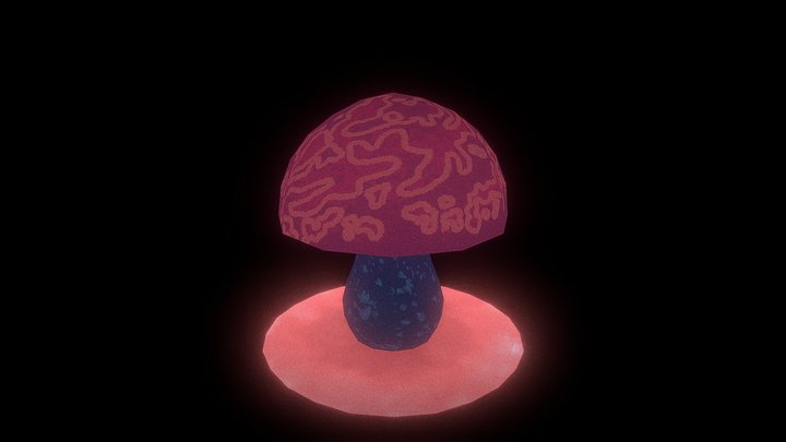Poisonous Mushroom 3D Model