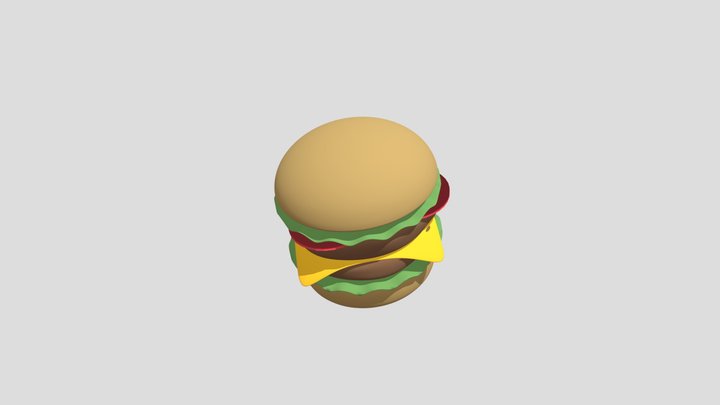 Burger 3D Model