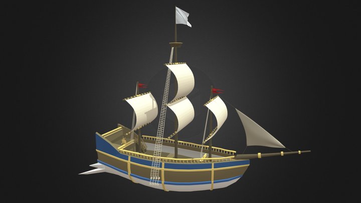Treasure Planet 3D Ship Modelling 3D Model