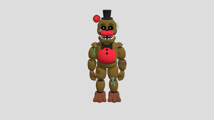 fnaf_2_golden_freddy_v2 3D Model