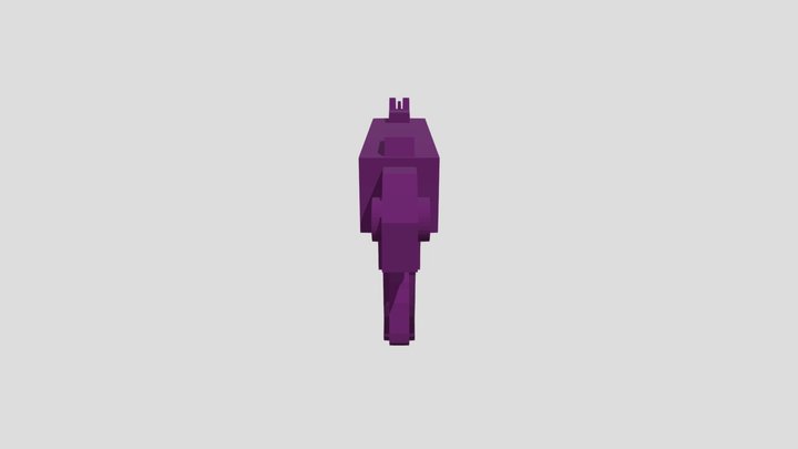 LowPoly Bolter NoTextures 3D Model
