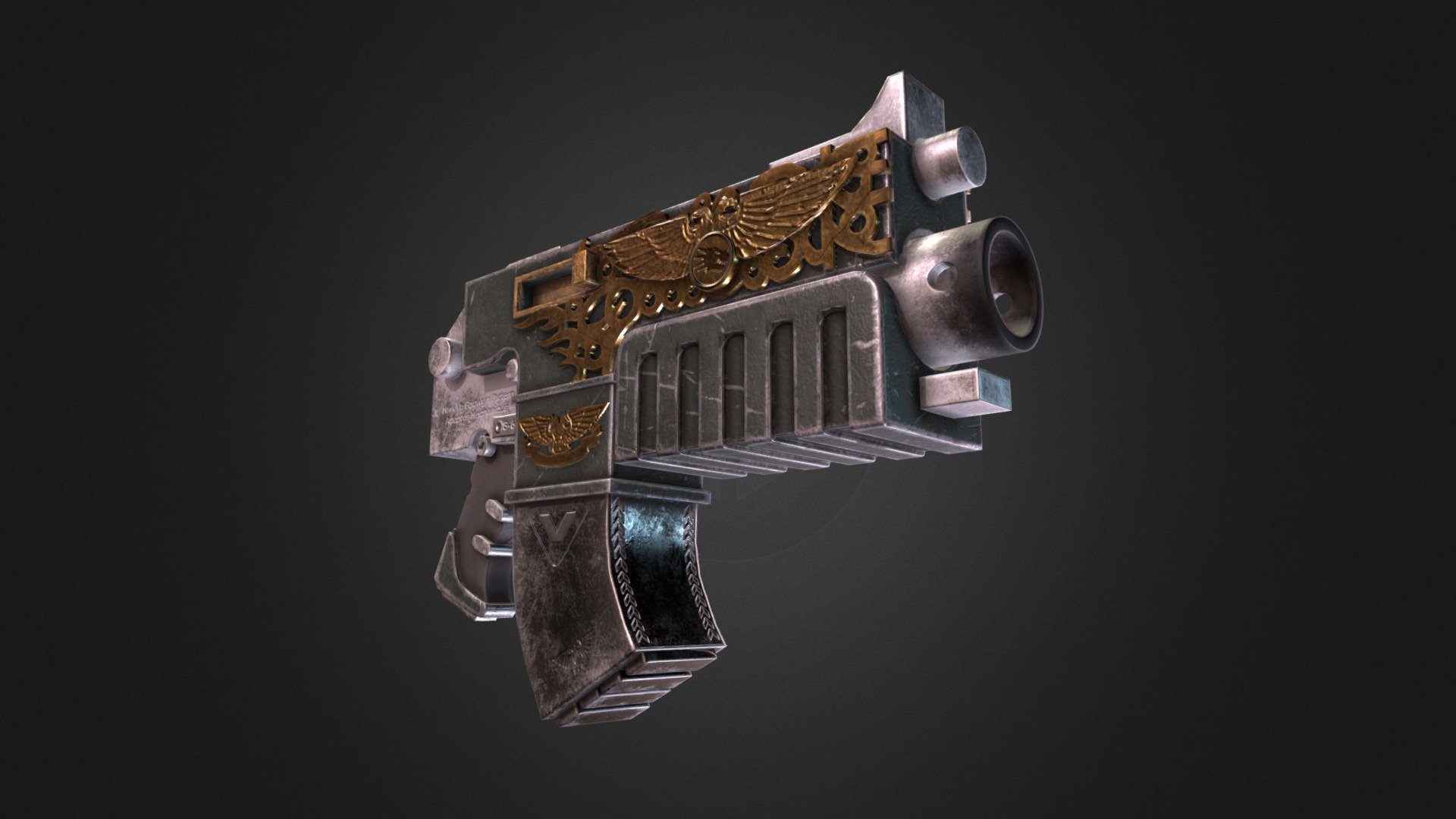 Boltgun From Warhammer 40k - 3D Model By Matthew.J.Garcia [40fbeb0 ...