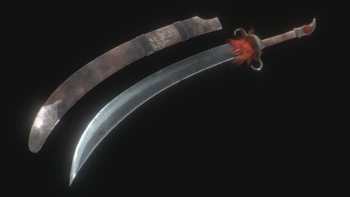 Redmane Longfalchion 3D Model