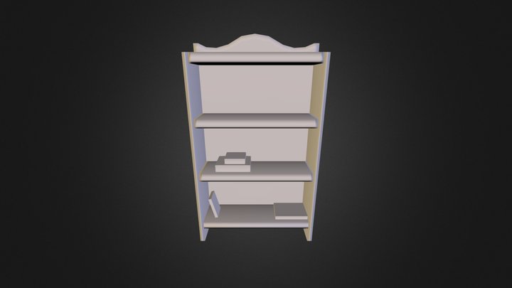 Bookshelf 3D Model