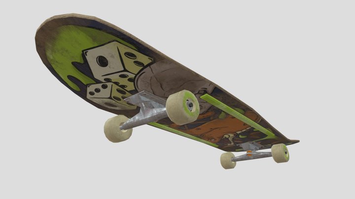Skateboard 3D Model