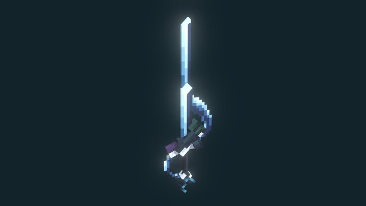 Whale Sword - Blockbench 3D Model