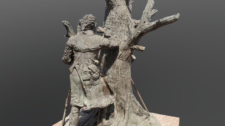 Lewis and Clark Statue 3D Model