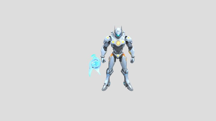 ChronoDrift Sentinel (Rigged) 3D Model