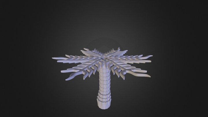שחקן-מלך עץ תמר 3D Model