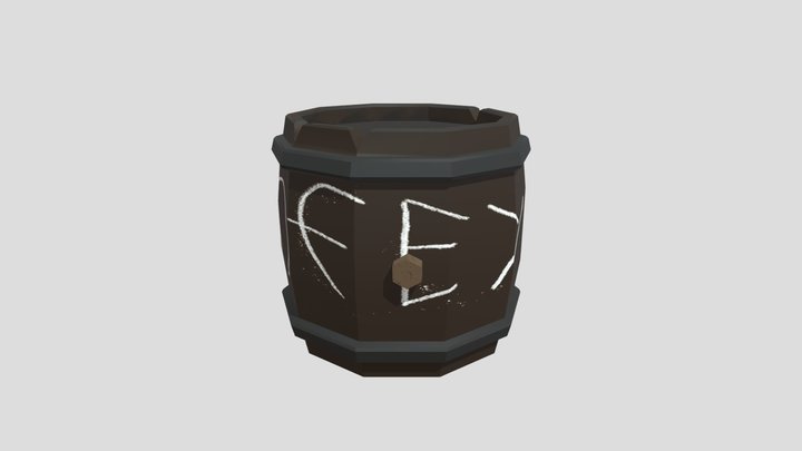 SM Barrel 3D Model