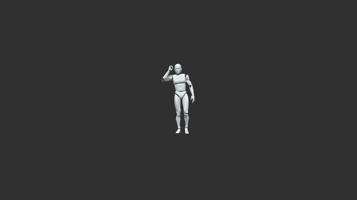 Looking At Something Underfoot 3D Model