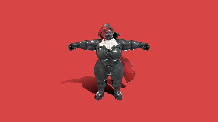 Pheromyna without pose 3D Model