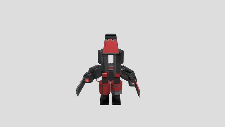 robot animated 3D Model