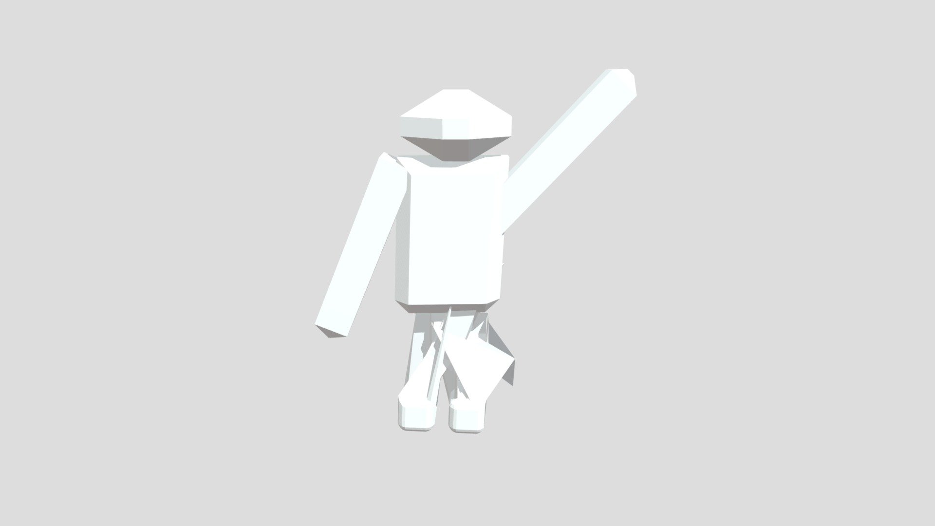 Strange Human Mesh