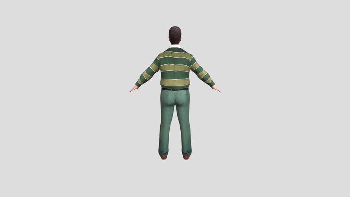 CasualMan_01 3D Model