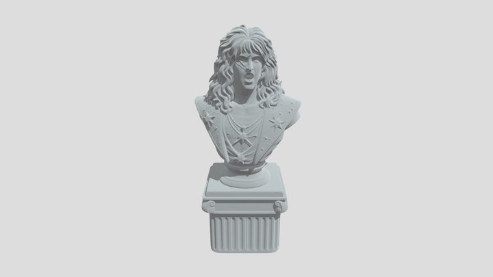 Paul Stanley Bust 3D Model