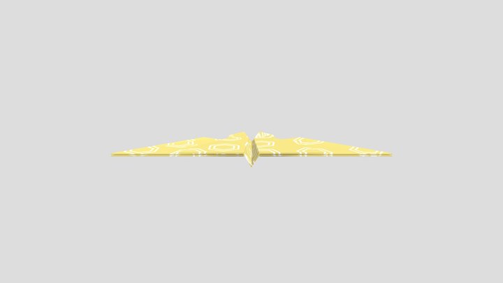 Origami Butterfly 3D Model