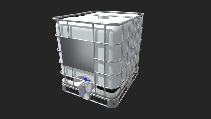 Reservatório Container IBC 3D Model