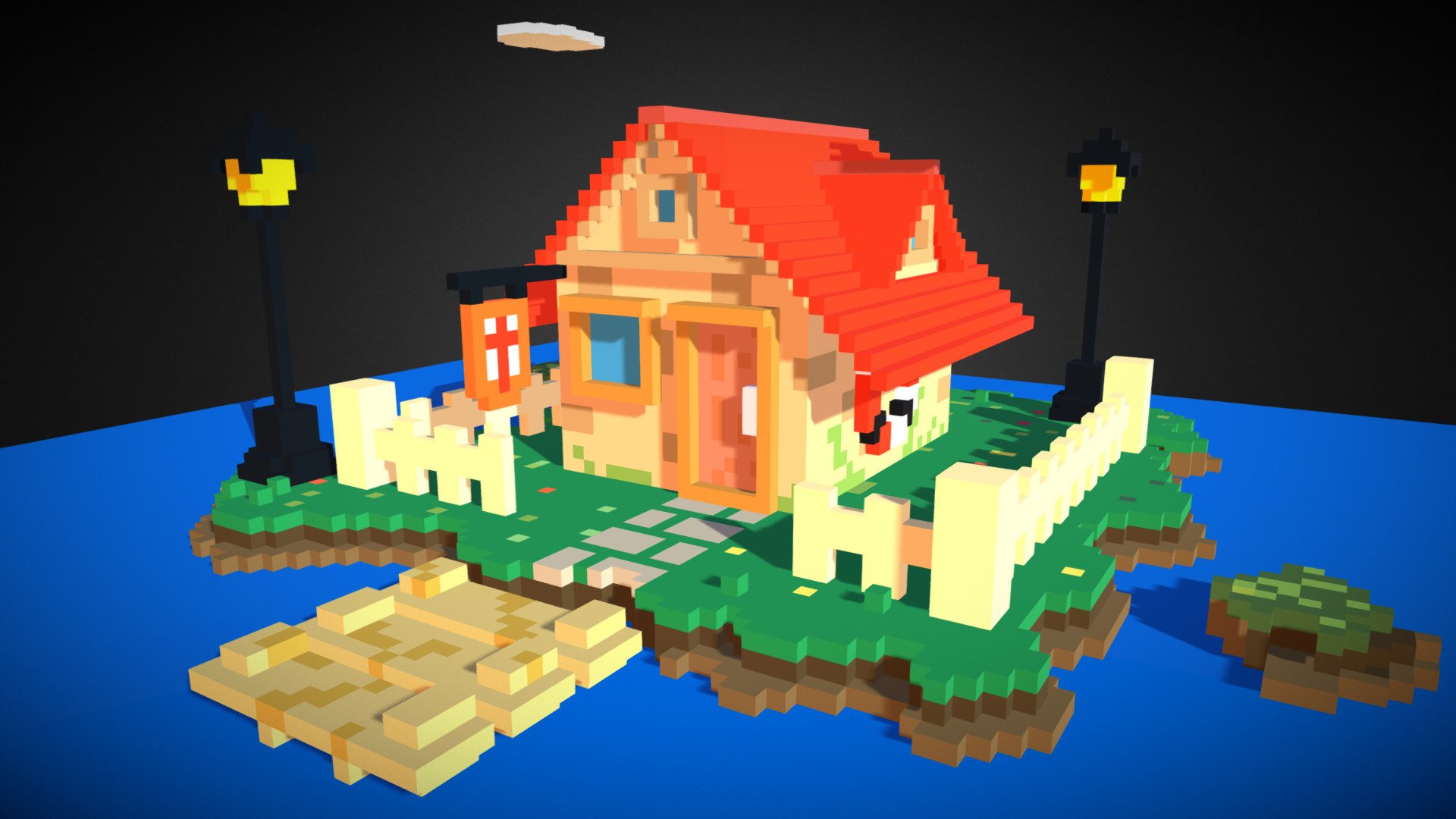 House on an island