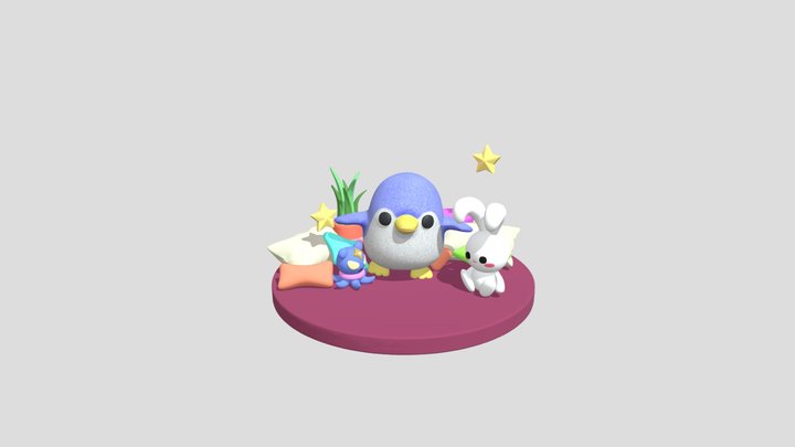 DonitaPinguino 3D Model